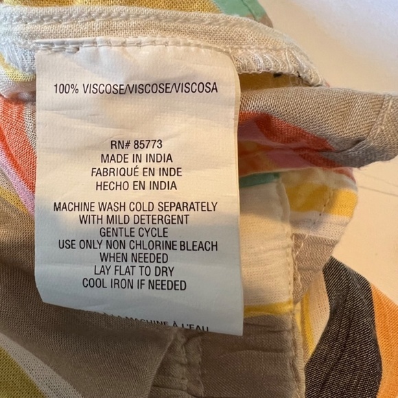 NWT - O’Neill Kelby stripe peplum sleeveless top - Picture 11 of 11